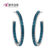 Xuping Fashion Cystals de luxe de Swarovski bijoux élégants boucle d&#39;oreille Hoop-E-117